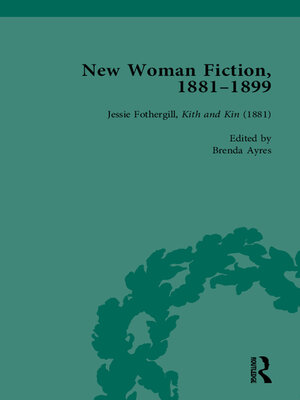 cover image of New Woman Fiction, 1881-1899, Part I Vol 1